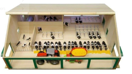 1:32 Cattle Shed With Milking Parlour