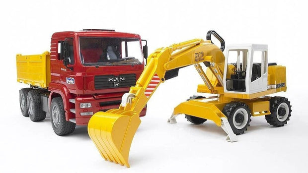 1:16 MAN Tga Tipper & Liebherr Rubber Duck