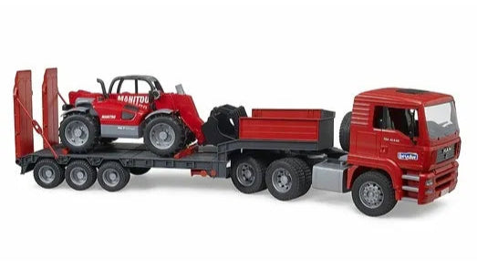 1:16 MAN Tga Low Loader & Manitou Telescopic