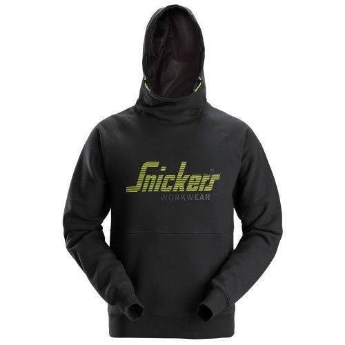 Snickers 2845 Logo Hoodie Black