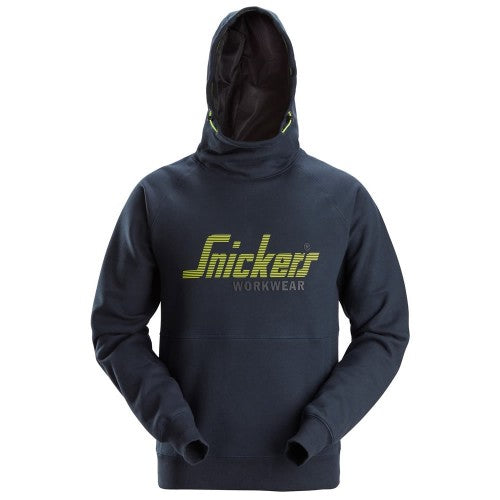 Snickers 2845 Logo Hoodie Black