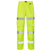 Super Touch HV 2-Tone 3 Band Combat Trousers Yellow