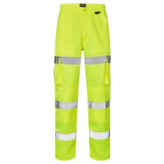 Super Touch HV 2-Tone 3 Band Combat Trousers Yellow