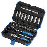 Metric Socket Set, 1/4" Sq. Dr.