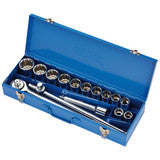 HI-TORQ® Metric Socket Set in Metal Case, 3/4" Sq. Dr.