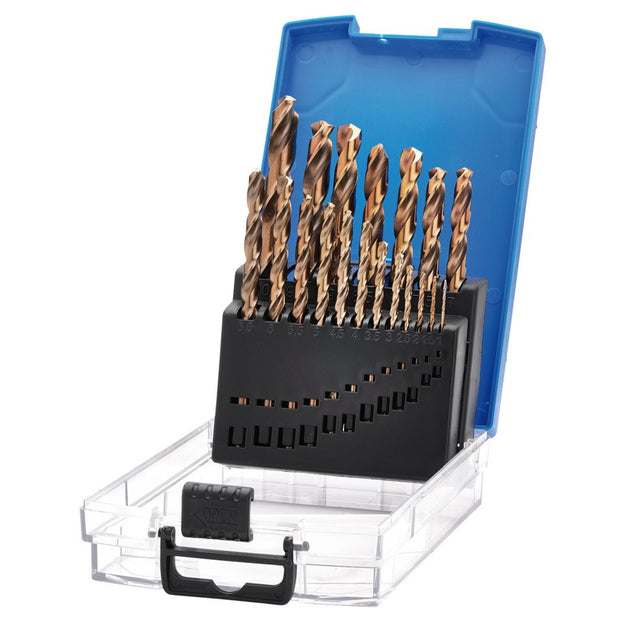 Expert HSSE M35 Cobalt Drill Bit Set (19 Piece)