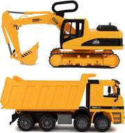 Dump Truck & Excavator Playset