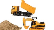 Dump Truck & Excavator Playset