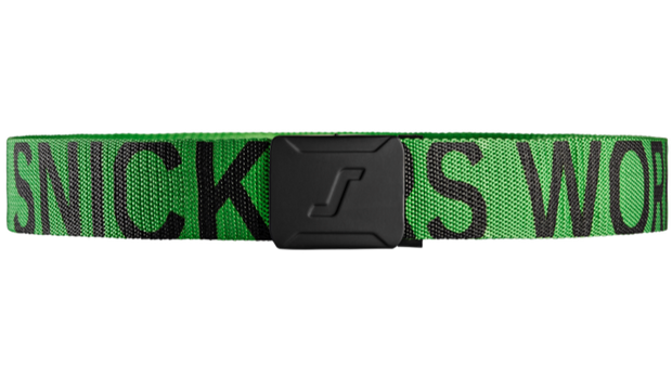 Snickers 9004 Logo Belt – Green / Black