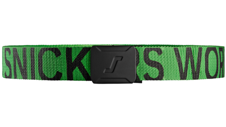 Snickers 9004 Logo Belt – Green / Black
