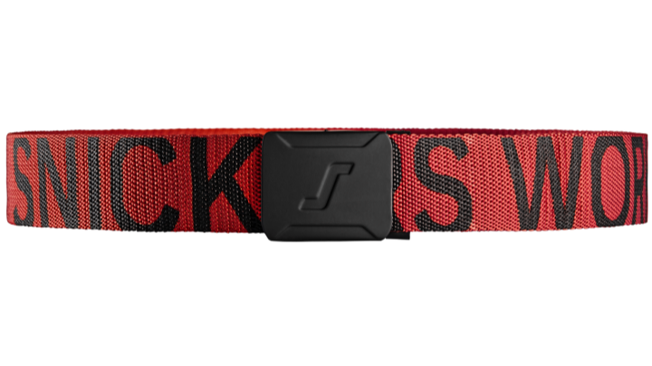 Snickers 9004 Logo Belt – Red / Black