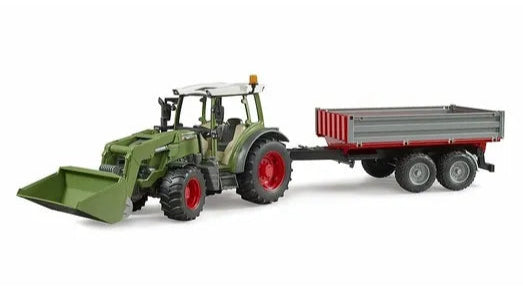 1:16 Fendt Vario 211 c/w Front Loader & Tipping Trailer