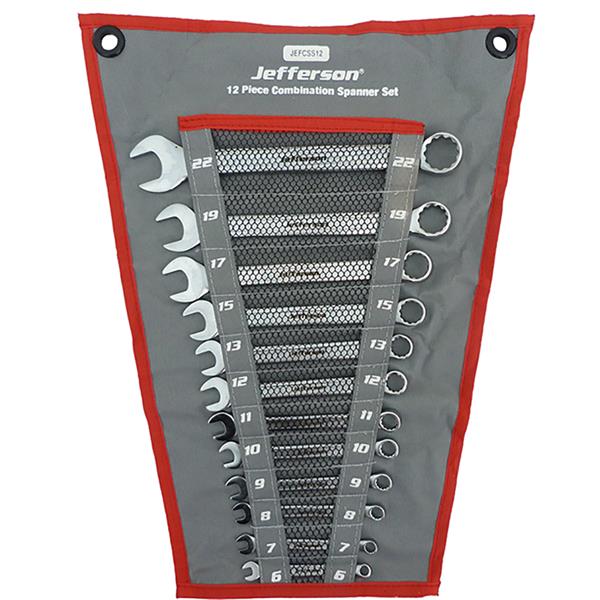 12 Piece Combination Spanner Set