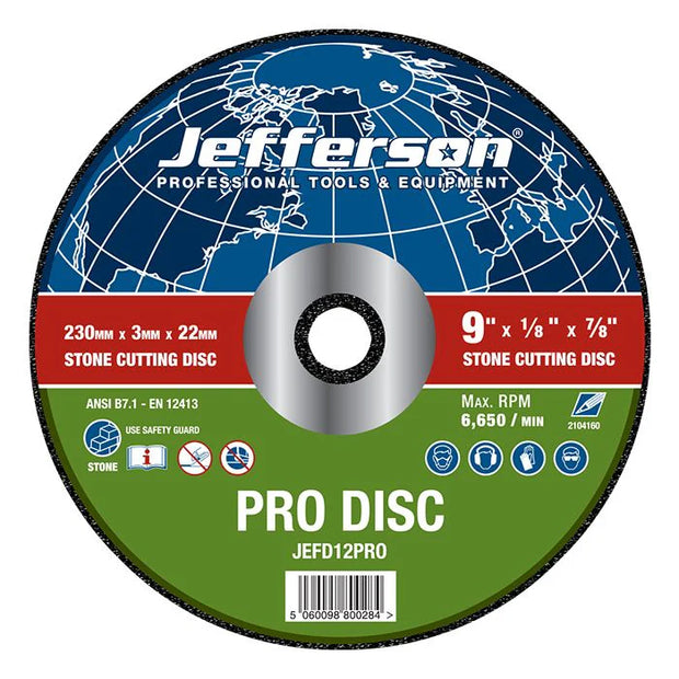 9" Stone Cutting Disc