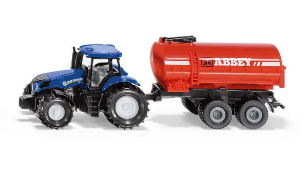 1:87 New Holland Tractor & Abbey Trailer