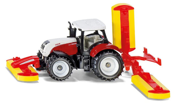 1:87 Steyr with Pöttinger mower combination