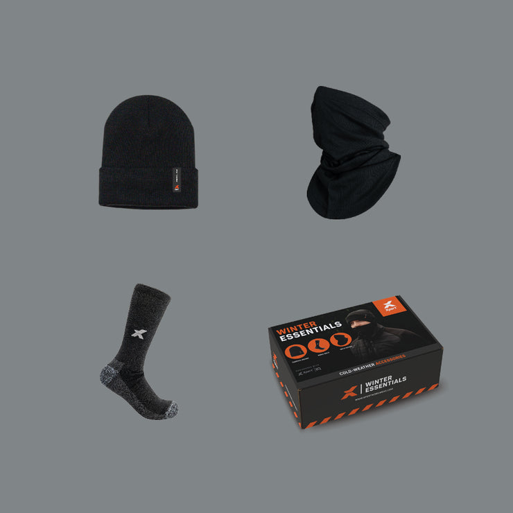 Xpert Winter Set ( Socks,  Hat Snood Black