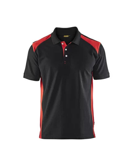 1180 ORN SILVERSWIFT TWO TONE POLOSHIRT - RED/BLACK