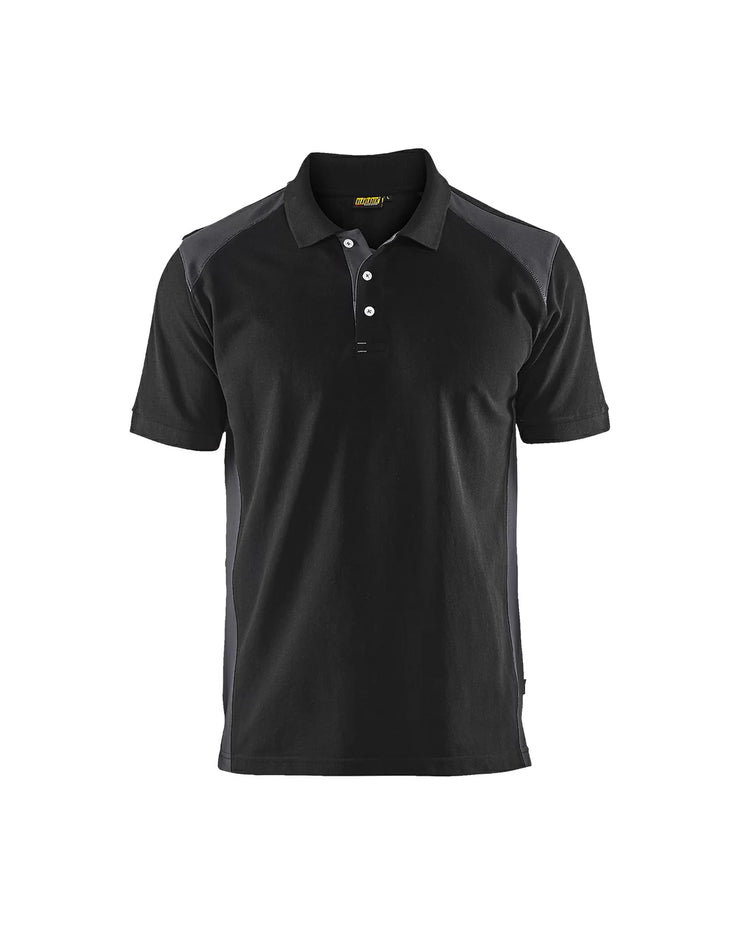 1180 ORN SILVERSWIFT TWO TONE POLOSHIRT - GREY/BLACK