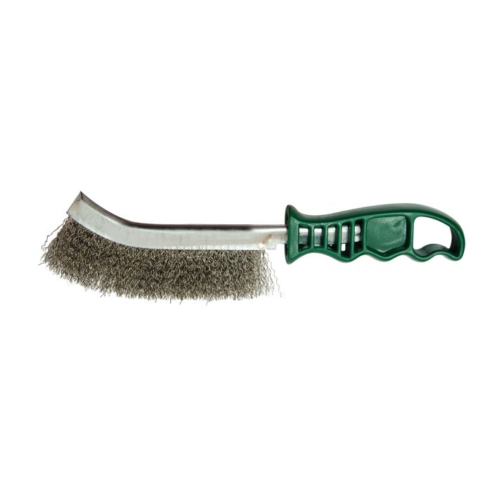 Plastic Handle Stainless Steel Wire Brush