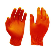Orange Nitrile Gloves