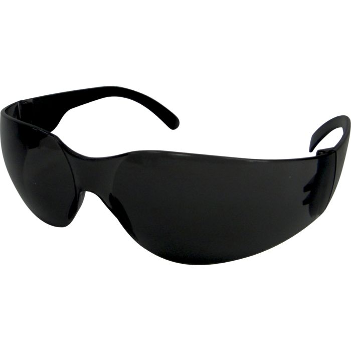 Dark Frameless Safety Glasses