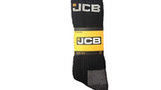 JCB Work Sock 3pk - Black