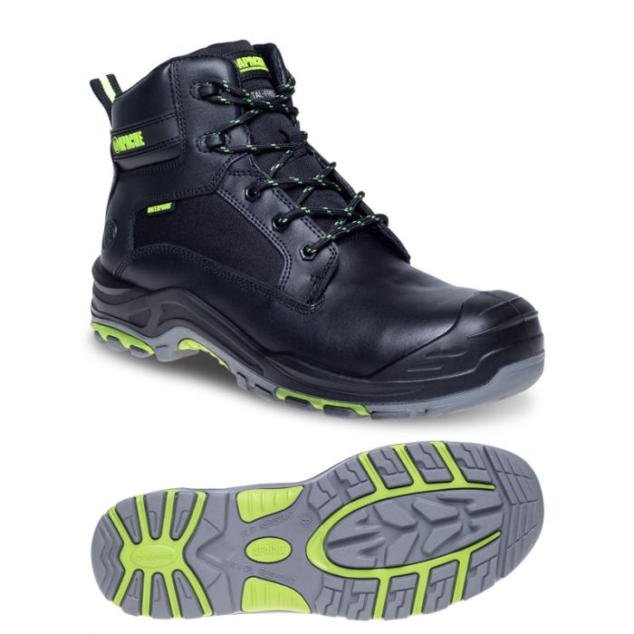 Apache Dakota PU Waterproof Non Metallic Safety Boot - Black