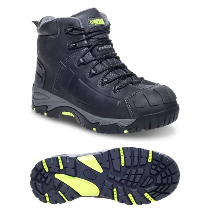 Apache Mercury Non-Metallic Waterproof Safety Boot - Black